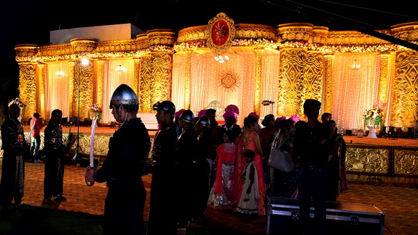 Reception stage decoration Nagpur