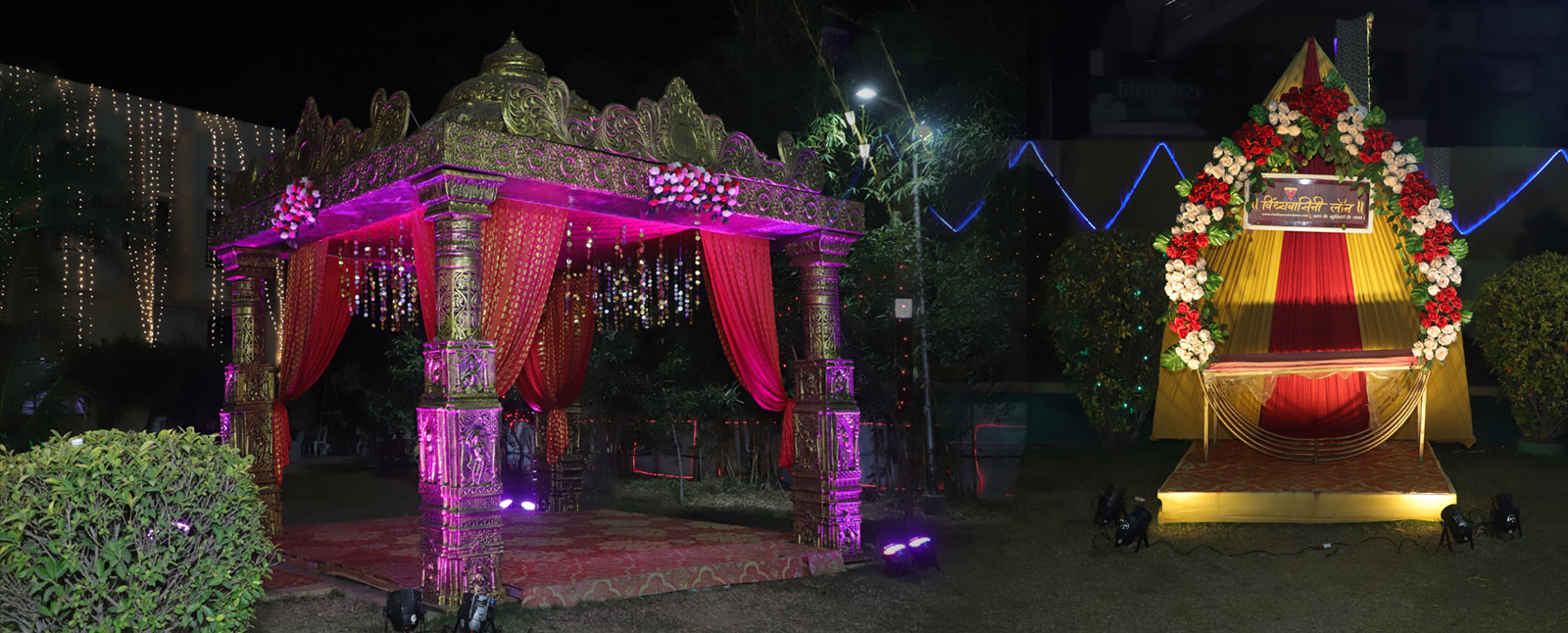 Selfiie Spot on Nagpur Wedding Lawn
